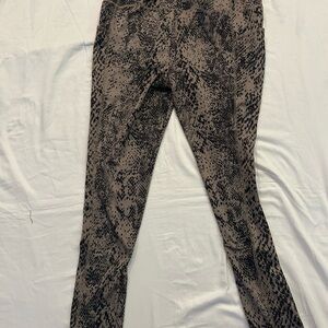 Snakeskin Print Leggings